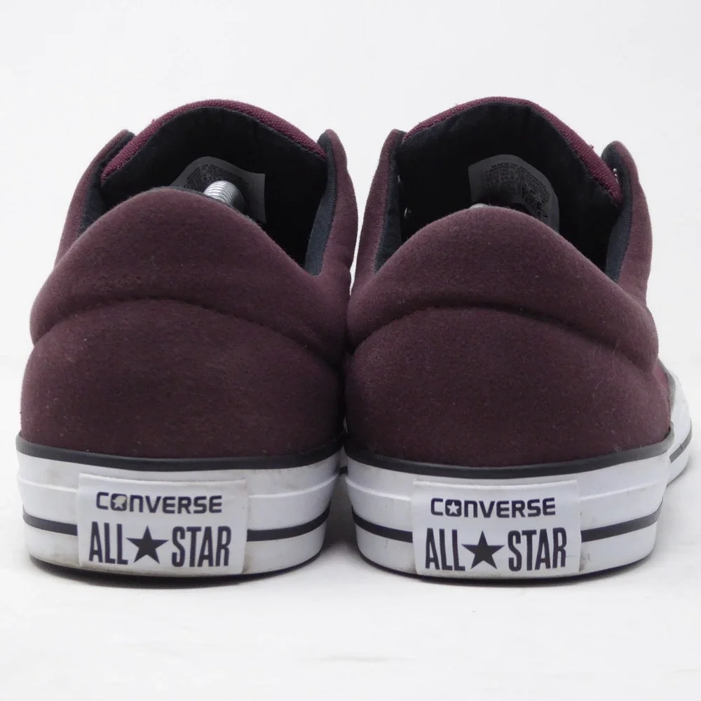 Converse Mens Madison Shoes Burgundy Chuck Taylor All Star Low Top 11.5 - Picture 5 of 9